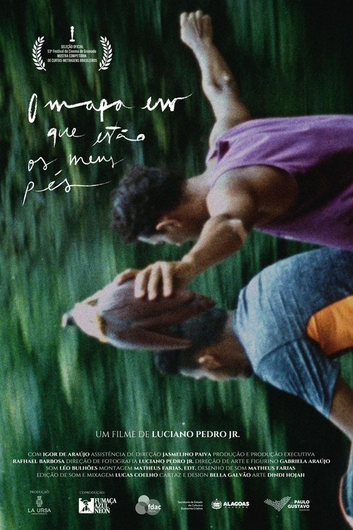 Movie poster for The map my feet are on (2025)