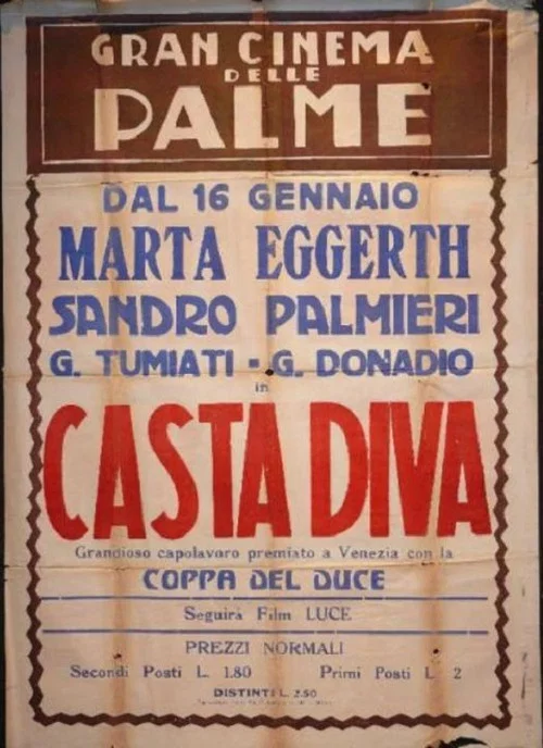 Movie poster for Casta diva (1935)