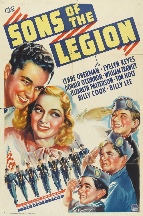 Movie poster for Sons of the Legion (1938)