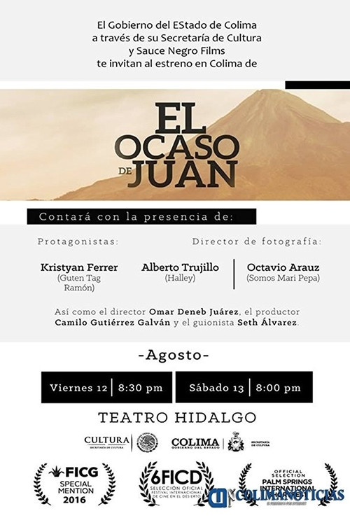 Movie poster for El ocaso de Juan (2016)