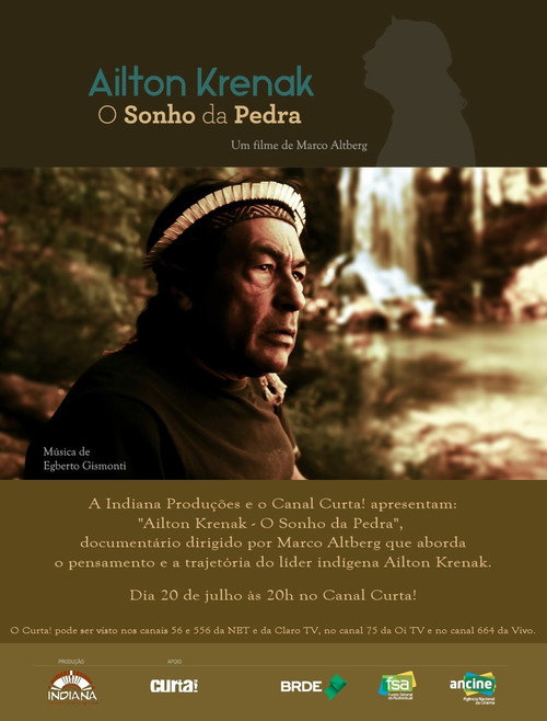 Movie poster for Ailton Krenak: O Sonho da Pedra (2017)