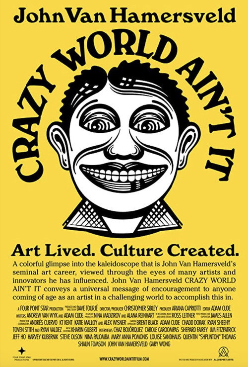 Movie poster for John Van Hamersveld Crazy World Ain't It (2020)