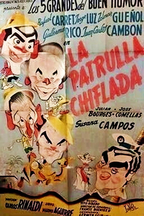 Movie poster for La patrulla chiflada (1952)