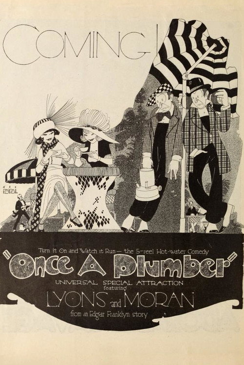 Movie poster for Once a Plumber (1920)