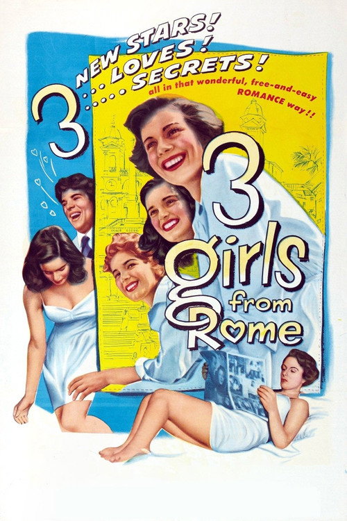 Movie poster for Three Girls from Rome (1952)