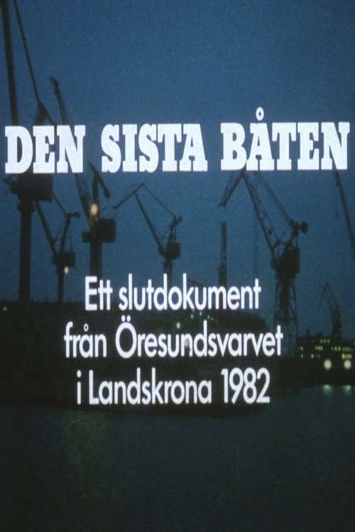 Movie poster for Den sista båten (1983)