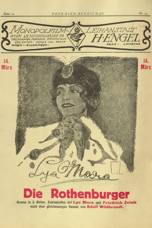 Movie poster for Die Rothenburger (1918)