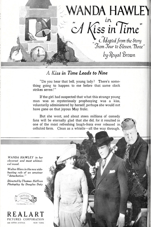 Movie poster for A Kiss in Time (1921)