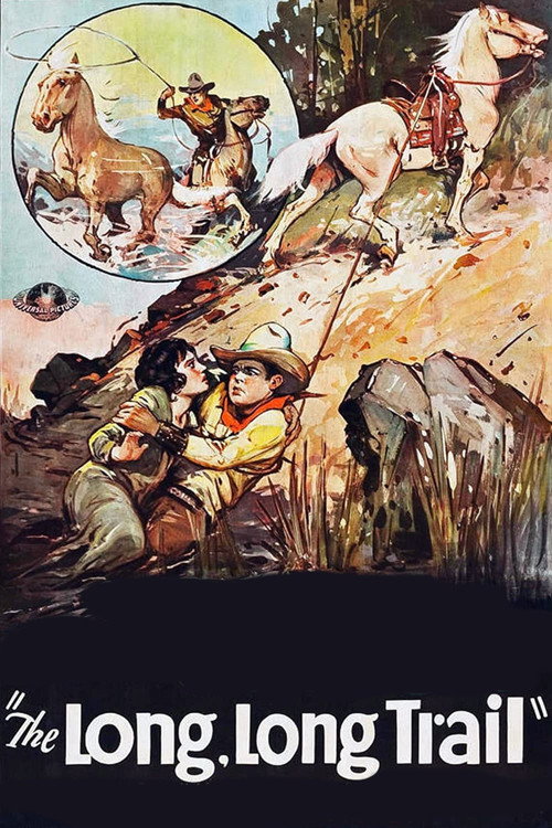 Movie poster for The Long, Long Trail (1929)