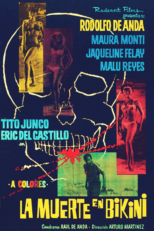 Movie poster for La muerte en bikini (1967)