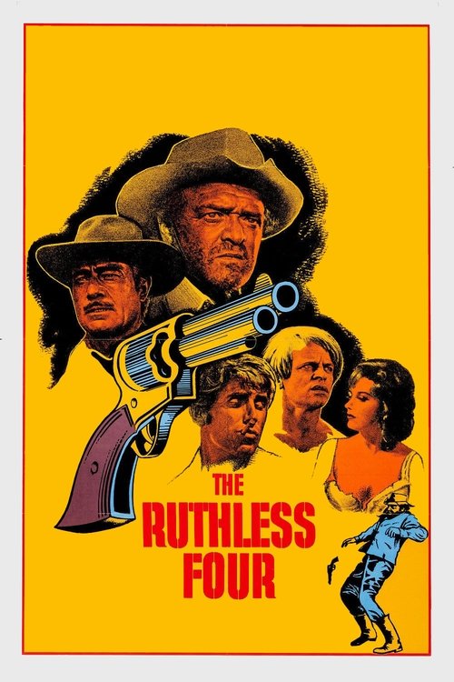 Movie poster for The Ruthless Four (1968)