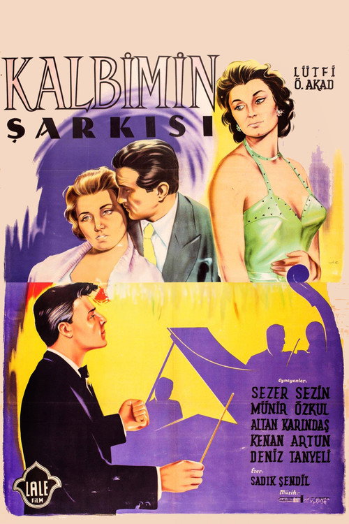 Movie poster for Kalbimin Şarkısı (1956)