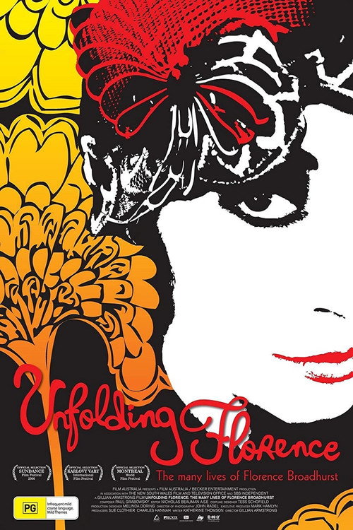 Movie poster for Unfolding Florence: The Many Lives of Florence Broadhurst (2006)