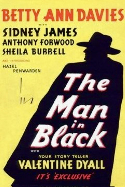 Movie poster for The Man in Black (1950)