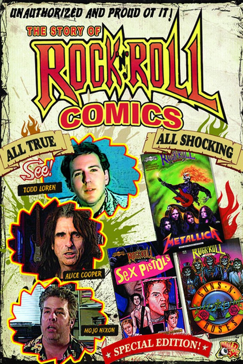 Movie poster for The Story of Rock 'n' Roll Comics (2011)