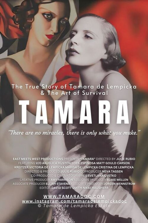 Movie poster for The True Story of Tamara de Lempicka and the Art of Survival (2024)