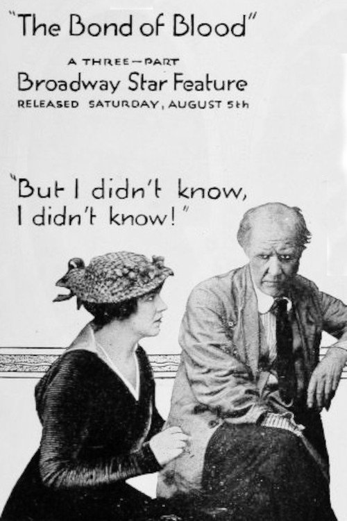Movie poster for The Bond of Blood (1920)