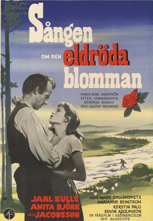 Movie poster for Song of the Scarlet Flower (1956)