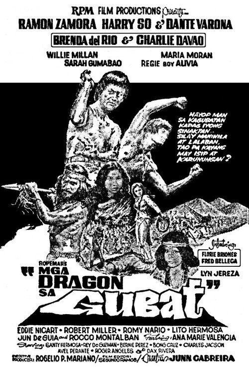 Movie poster for Mga Dragon sa Gubat (1977)
