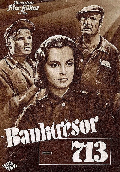 Movie poster for Bank Vault 713 (1958)