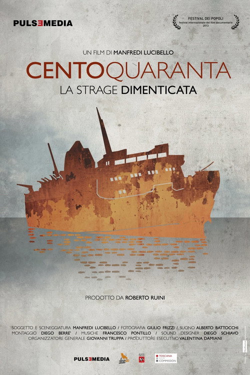 Movie poster for Centoquaranta - La strage dimenticata (2013)