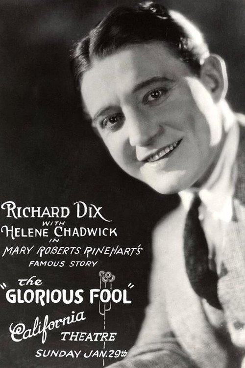Movie poster for The Glorious Fool (1922)