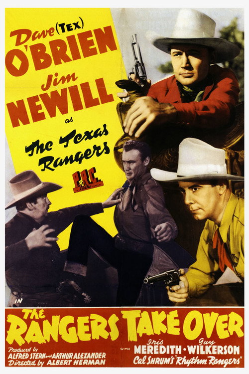 Movie poster for The Rangers Take Over (1942)