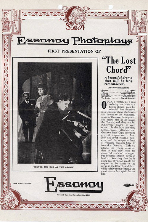 Movie poster for The Lost Chord (1913)