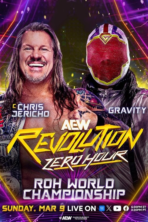 Movie poster for AEW Revolution 2025: Zero Hour (2025)