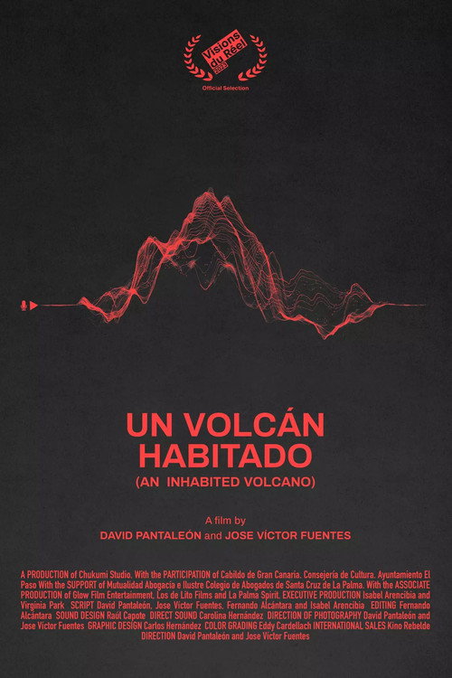Movie poster for An Inhabited Volcano (2023)