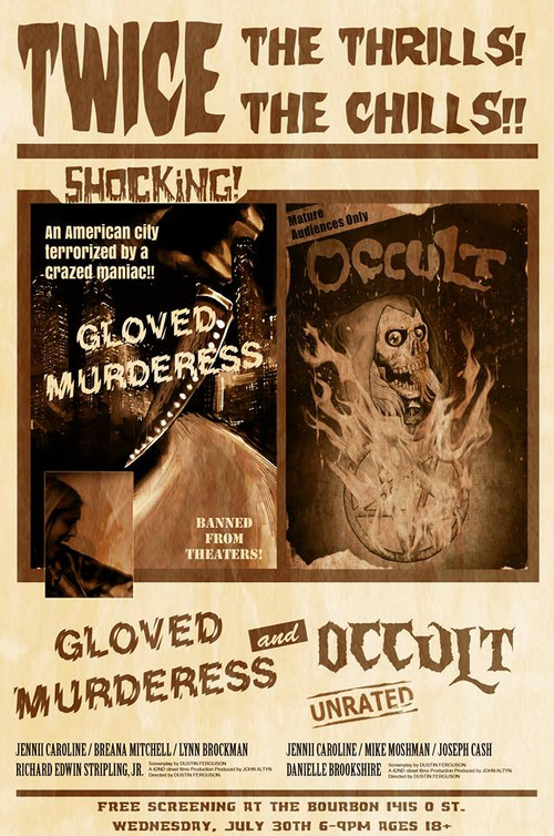 Movie poster for Gloved Murderess (2014)
