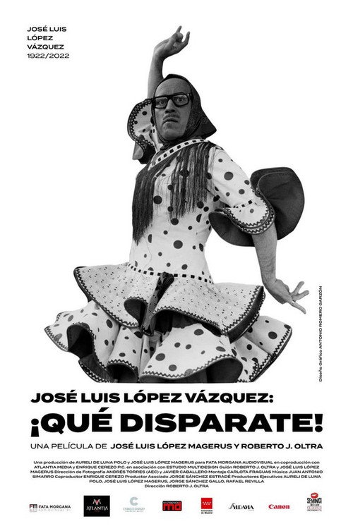 Movie poster for José Luis López Vázquez. ¡Qué disparate! (2022)