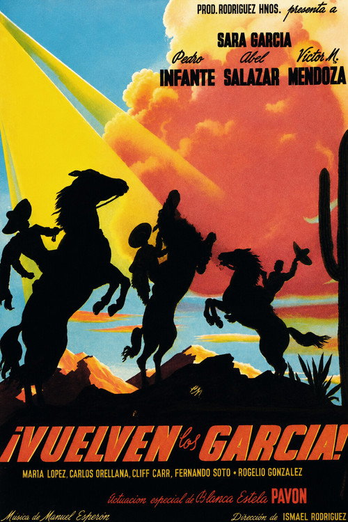 Movie poster for Vuelven los García (1947)