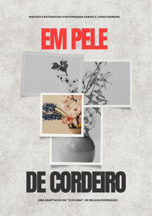 Movie poster for Em pele de cordeiro (2025)