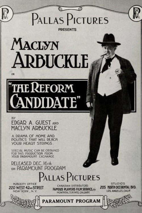 Movie poster for The Reform Candidate (1915)