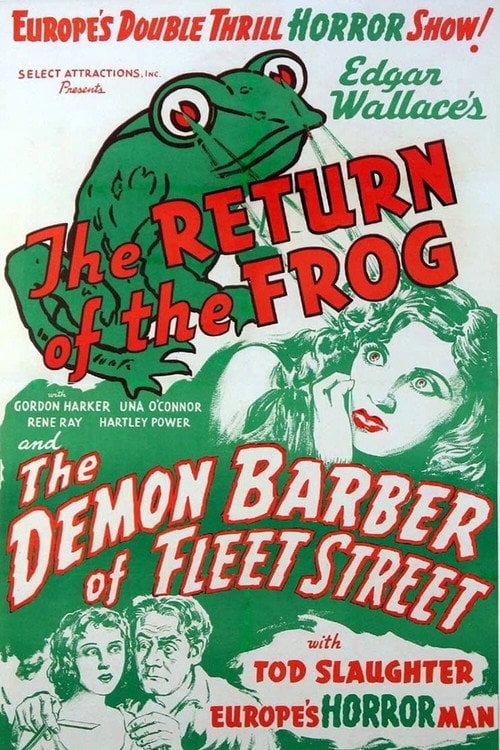 Movie poster for The Return of the Frog (1938)