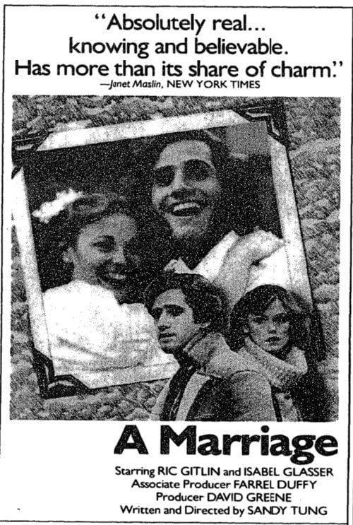 Movie poster for A Marriage (1983)