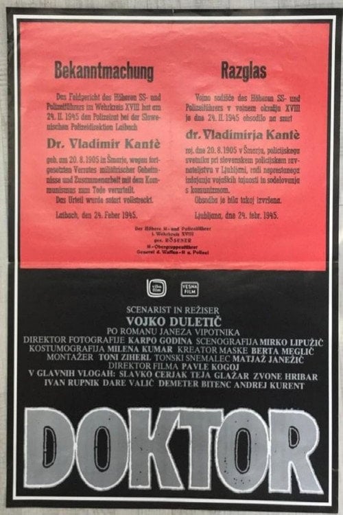 Movie poster for Doctor (1985)