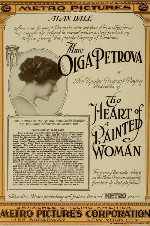 Movie poster for Heart of a Painted Woman (1915)
