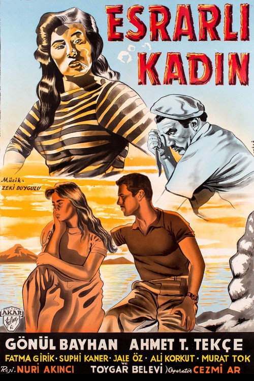 Movie poster for Esrarlı Kadın (1958)