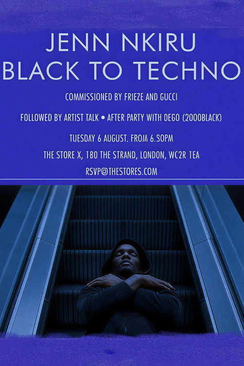 Movie poster for Black to Techno (2019)