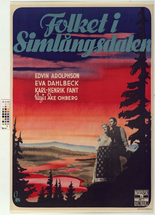 Movie poster for The People from Simlång Valley (1947)