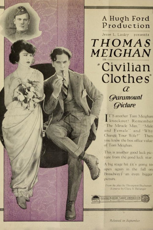 Movie poster for Civilian Clothes (1920)