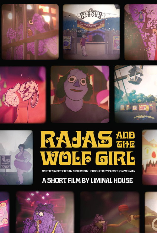 Movie poster for Rajas & the Wolf Girl (2025)