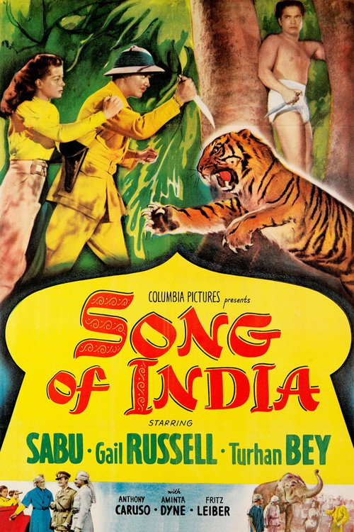 Movie poster for Song of India (1949)
