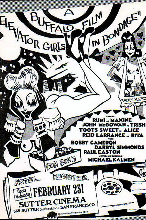 Movie poster for Elevator Girls in Bondage (1972)