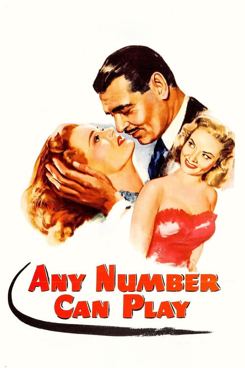 Movie poster for Any Number Can Play (1949)