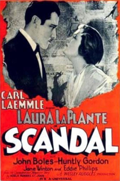 Movie poster for Scandal (1929)