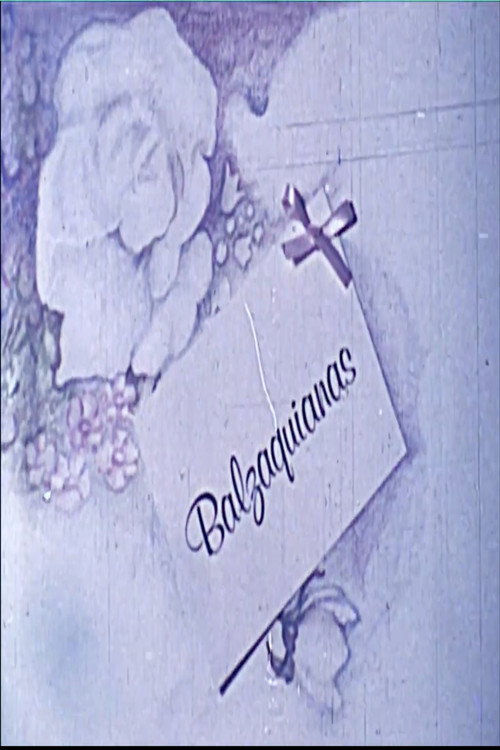 Movie poster for Balzaquianas (1981)