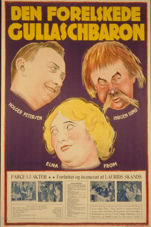 Movie poster for Den forelskede Gullaschbaron (1917)